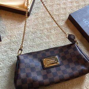 Authentic Louis Vuitton Eva Damier
